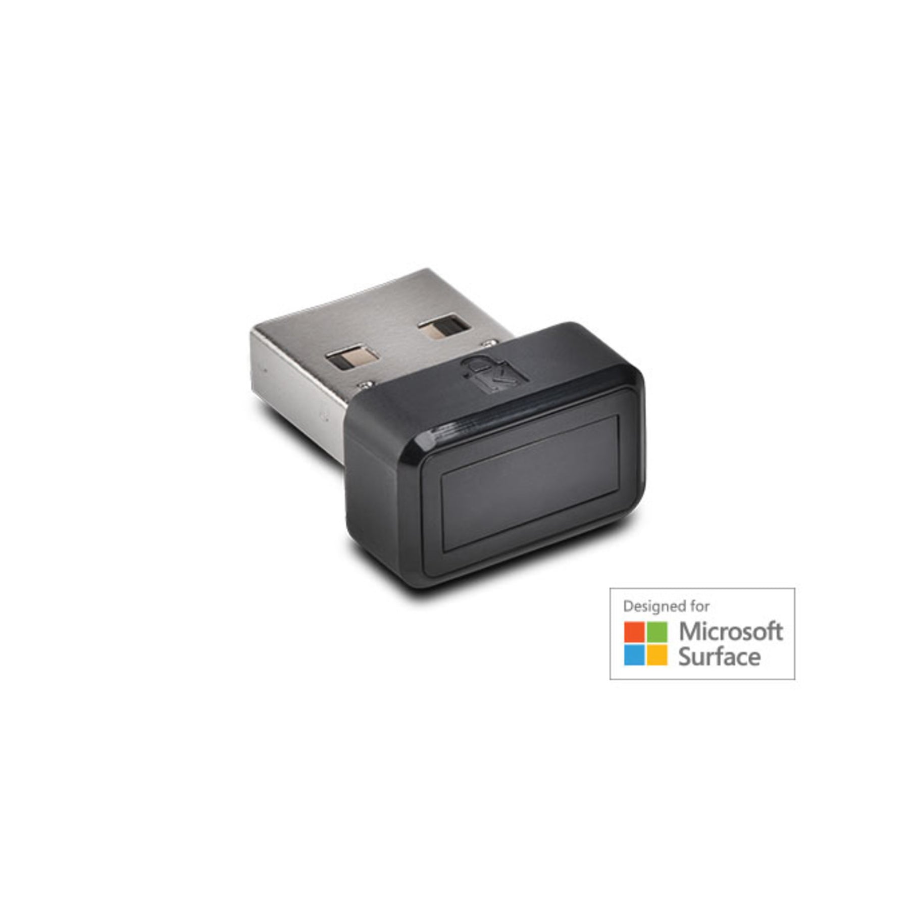 Kensington VeriMark Fingerprint Key (Diseñado para Surface) - Lector de huellas dactilares - USB - Negro