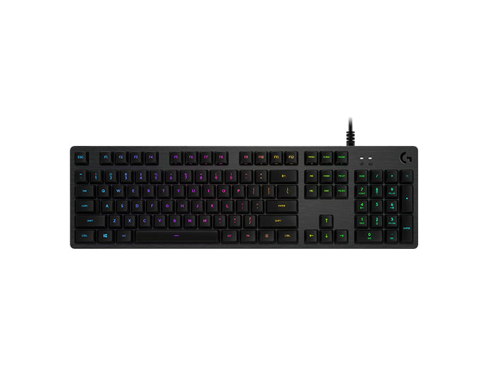 Logitech Gaming G512 - Keyboard - Backlight - USB - Portuguese - Switch: GX Brown Tactile - Charcoal