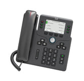 Cisco IP Phone 6871 - Teléfono VoIP - IEEE 802.11n (Wi-Fi) - SIP, SRTP - 4 líneas - Carbón