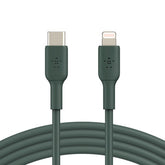 Belkin BOOST CHARGE - Lightning Cable - Lightning Male to USB-C Male - 1 m - Midnight Green - USB Power Delivery (18W) - for Apple iPad/iPhone/iPod (Lightning)