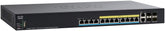 Cisco Small Business SG350X-12PMV - Interruptor - Administrado - 12 x 100/1000/2.5G/5GBase-T (PoE+) + 2 x combinado SFP+ 10 Gigabit + 2 x 10 Gigabit SFP+ - montável em trilho - PoE+ (375 W)