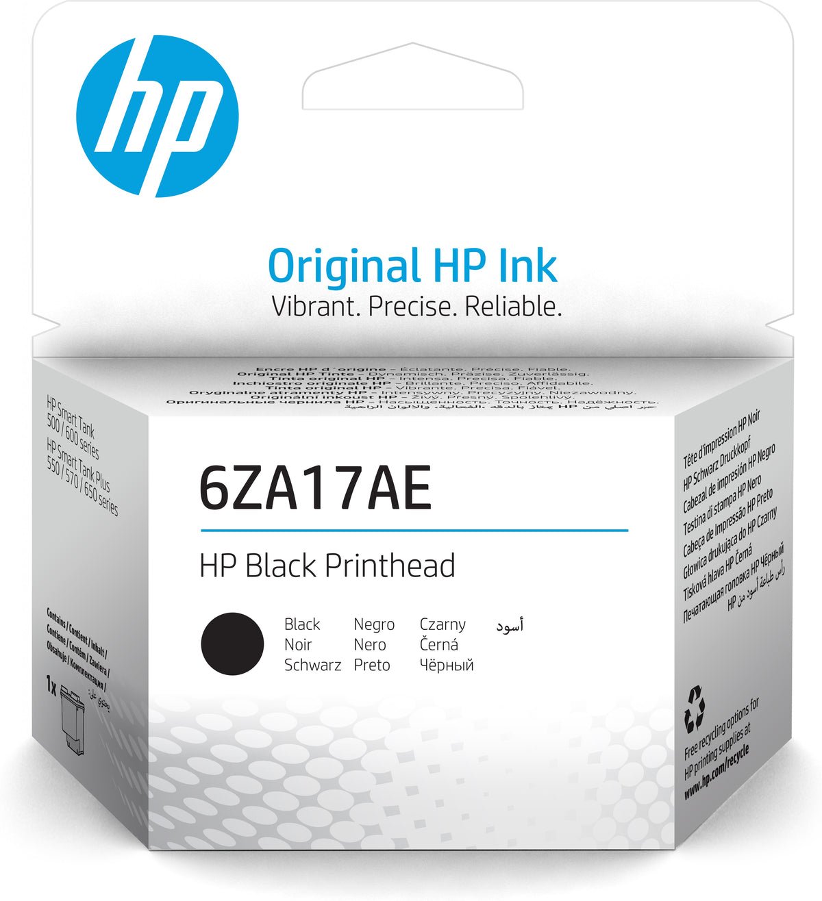 HP - Negro - Cabezal de impresión - para Smart Tank 51X, 67X, 70XX, 72X, 73XX, 75X, 76XX, 790, Smart Tank Plus 55X