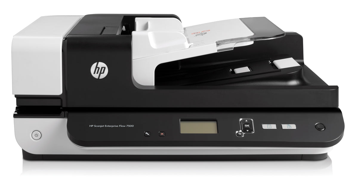 HP ScanJet Enterprise Flow 7500 - Document Scanner - CCD - Duplex - 216 x 864 mm - 600 dpi x 600 dpi - up to 50 ppm (mono) / up to 50 ppm (color) - ADF (100 sheets) - up to 3000 scans per day - USB 2.0