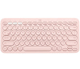 Logitech K380 Multi-Device Bluetooth Keyboard - Teclado - sem fios - Bluetooth 3.0 - Alemão - rosa