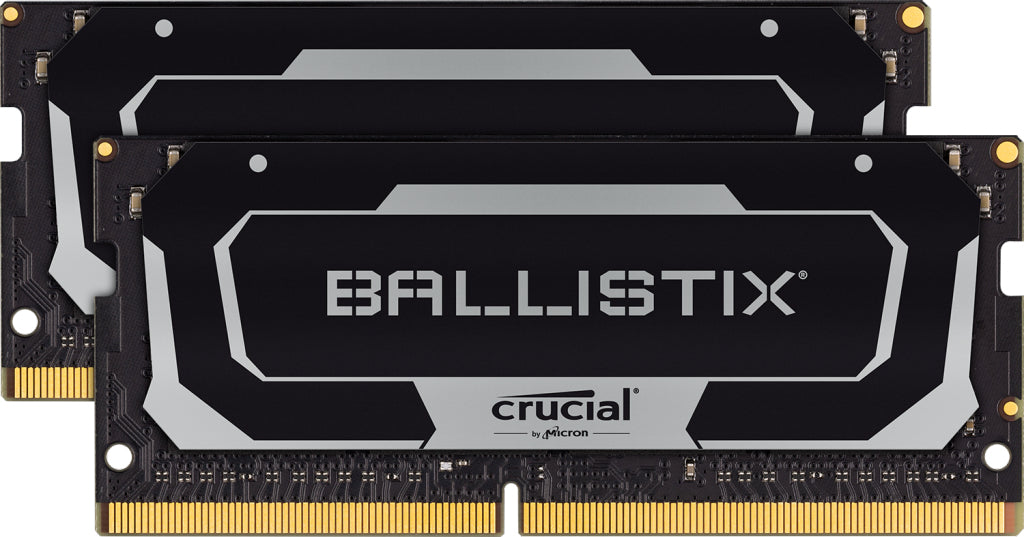 Ballistix - DDR4 - kit - 16 GB: 2 x 8 GB - SO DIMM de 260 pines - 2666 MHz / PC4-21300 - CL16 - 1,2 V - sin búfer - sin ECC - negro