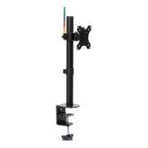 Kensington SmartFit Ergo Single Monitor Arm - Kit de montaje - Brazo ajustable - para monitor - Negro - Tamaño de pantalla: hasta 34" - Computadora de escritorio, abrazadera en C, arandela, montaje en escritorio