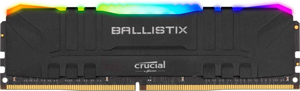 Ballistix RGB - DDR4 - kit - 32 GB: 2 x 16 GB - 288-pin DIMM - 3600 MHz / PC4-28800 - CL16 - 1.35 V - unbuffered - no ECC - black