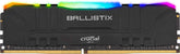 Ballistix RGB - DDR4 - kit - 32 GB: 2 x 16 GB - DIMM de 288 pines - 3600 MHz / PC4-28800 - CL16 - 1,35 V - sin búfer - sin ECC - negro