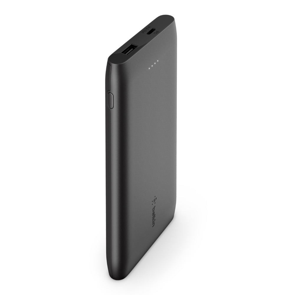 Belkin BOOST CHARGE - Portable Charger - 10000 mAh - 18 Watt - Fast Charge, PD - 2 Output Connectors (USB, USB-C) - Black