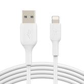 Belkin BOOST CHARGE - Cabo Lightning - Lightning macho para USB macho - 1 m - branco - para Apple 10.5-inch iPad Pro, 12.9-inch iPad Pro (2nd generation), iPhone 11, 11 Pro, 11 Pro Max, 8, XR, XS, XS Max