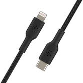 Belkin BOOST CHARGE - Cabo Lightning - USB-C macho para Lightning macho - 2 m - preto - Fornecimento de energia USB (18W) - para Apple iPad/iPhone/iPod (Lightning)