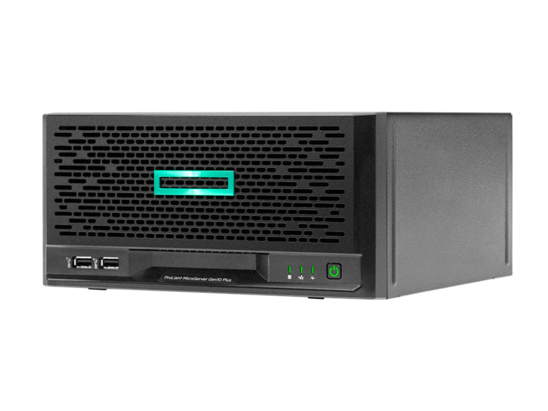 HPE ProLiant MicroServer Gen10 Plus Performance - Servidor - micro torre ultra - 1 via - 1 x Xeon E-2224 / 3.4 GHz - RAM 16 GB - SATA - não hot-swap 3.5" compartimento(s) - sem HDD - sem controlador de imagem - GigE - sem SO - monitor: nenhum