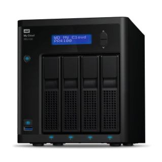 WD My Cloud PR4100 WDBNFA0560KBK - Pro Series - NAS server - 4 bays - 56 TB - HDD 14 TB x 4 - RAID (hard disk expansion) 0, 1, 5, 10, JBOD - RAM 4 GB - Gigabit Ethernet