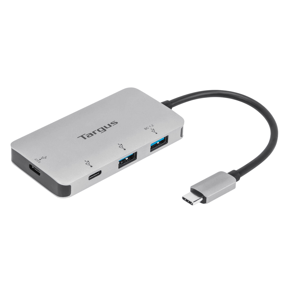 Targus - Hub - 2 x USB 3.2 Gen 1 + 1 x USB-C 3.2 Gen 1 + 1 x USB-C 3.2 Gen 1 (fuente de alimentación) - Escritorio