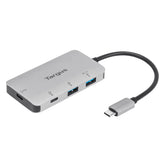 Targus - Hub - 2 x USB 3.2 Gen 1 + 1 x USB-C 3.2 Gen 1 + 1 x USB-C 3.2 Gen 1 (Power Supply) - Desktop