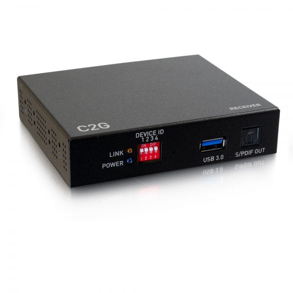 C2G 4K HDMI over IP Decoder - 4K 60Hz - Extensão de vídeo/áudio/infra-vermelhos/serial - HDMI - até 100 m