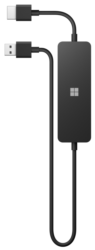 Adaptador de pantalla inalámbrico Microsoft 4K - Extensión inalámbrica de audio/video - hasta 7 m - para Surface Book 2, Book 3, Go, Go 2, Laptop 2, Laptop 3, Pro 6, Pro 7, Pro X, Studio 2