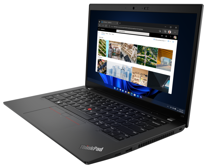 Lenovo ThinkPad L14 Gen 3 21C1 - 180 degree hinge design - Intel Core i5 1235U / 1.3 GHz - Win 10 Pro 64-bit (includes Windows 11 Pro License) - Iris Xe Graphics - 16 GB RAM - 512 GB SSD TCG Opal Encryption 2, NVMe - 14" IPS 1920 x 1080 (Full