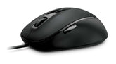 Microsoft Comfort Mouse 4500 for Business - Mouse - optical - 5 buttons - with cable - USB - black, anthracite