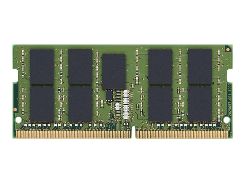 Kingston Server Premier - DDR4 - module - 16 GB - 260-pin SO DIMM - 3200 MHz / PC4-25600 - CL22 - 1.2 V - registered with parity - ECC (KSM32SED8/16HD)