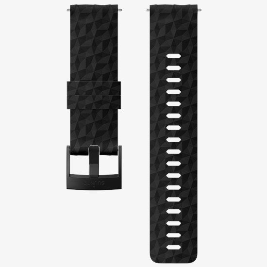 Suunto Explore 1 - Bracelete de relógio para relógio inteligente, relógio GPS - M size - preto - para Suunto 7, 9, D5, Spartan Sport HR Baro Stealth, Spartan Sport Wrist HR