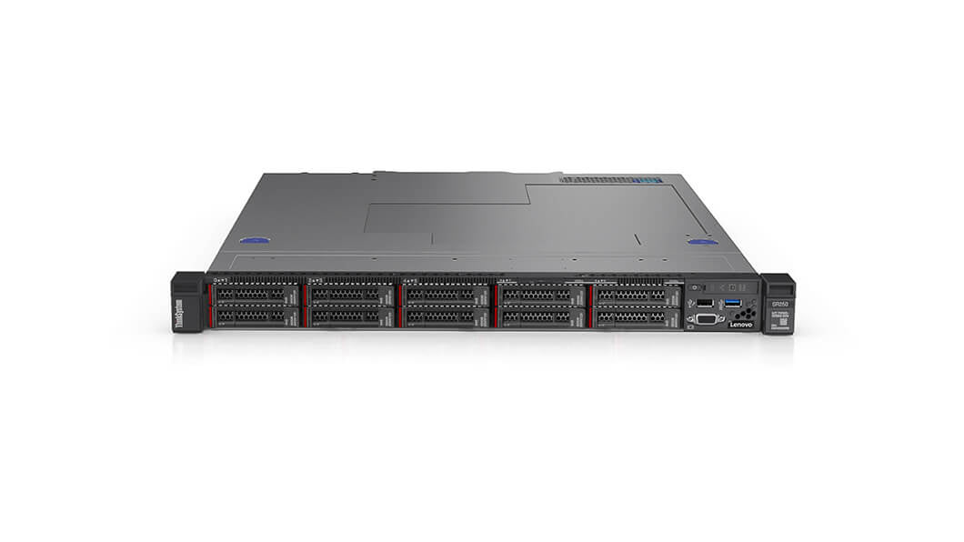 Lenovo ThinkSystem SR250 7Y51 - Servidor - montable en rack - 1U - 1 carril - 1 x Xeon E-2276G / 3,8 GHz - RAM 16 GB - SATA - bahía(s) de 2,5" hot-swap - sin HDD - Matrox G200 - GigE - no SO - monitor: ninguno