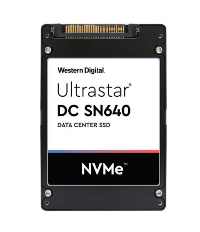 WD Ultrastar DC SN640 WUS4BB096D7P3E1 - SSD - 960 GB - internal - 2.5" - U.2 PCIe 3.1 x4 (NVMe)