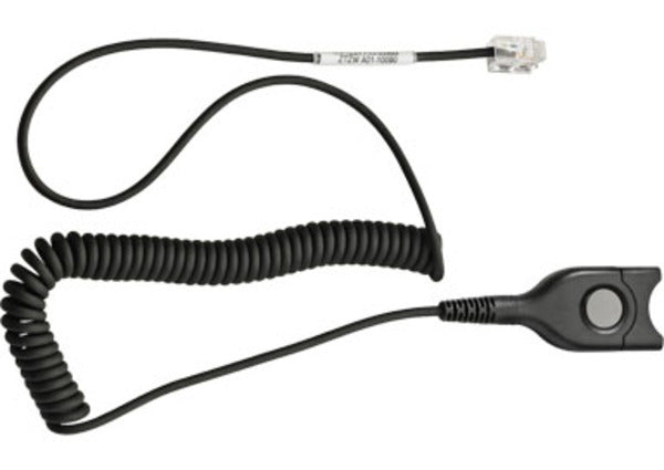 EPOS | SENNHEISER CSTD 08 - Headset Cable - EasyDisconnect to RJ-9 Male - for Cisco IP Phone 78XX, Unified IP Phone 69XX, 89XX, 99XX, IMPACT SC 230, 260