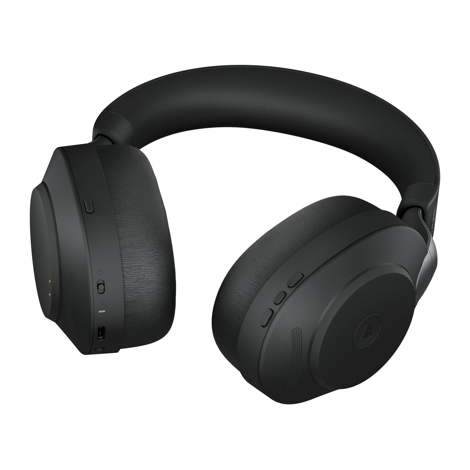 Jabra Evolve2 85 MS Stereo - Headphones - Full Size - Bluetooth - Wireless, With Cable - Active Noise Canceling - 3.5mm Jack - Noise Isolation - Black - Certified for Microsoft Teams