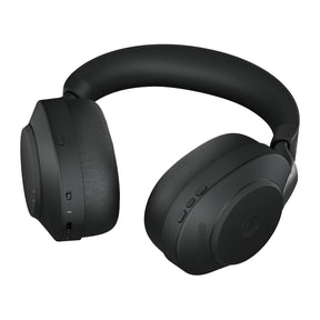 Jabra Evolve2 85 MS Stereo - Auscultadores - tamanho completo - bluetooth - sem fios, com cabo - cancelamento de ruído activo - macaco de 3,5 mm - isolamento de ruído - preto - Certificado para Microsoft Teams