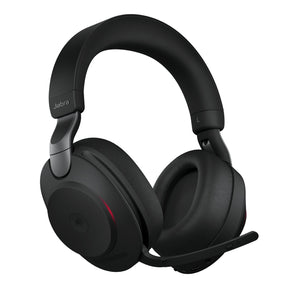 Jabra Evolve2 85 MS Stereo - Auscultadores - tamanho completo - bluetooth - sem fios, com cabo - cancelamento de ruído activo - macaco de 3,5 mm - isolamento de ruído - preto - Certificado para Microsoft Teams