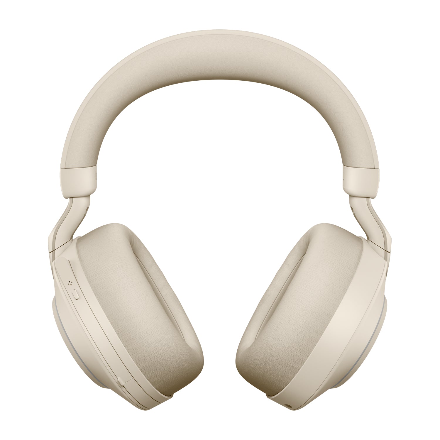 Jabra Evolve2 85 MS Stereo - Headphones - Full Size - Bluetooth - Wireless, Wired - Active Noise Cancellation - 3.5mm Jack - Noise Isolation - Beige - Certified for Microsoft Teams