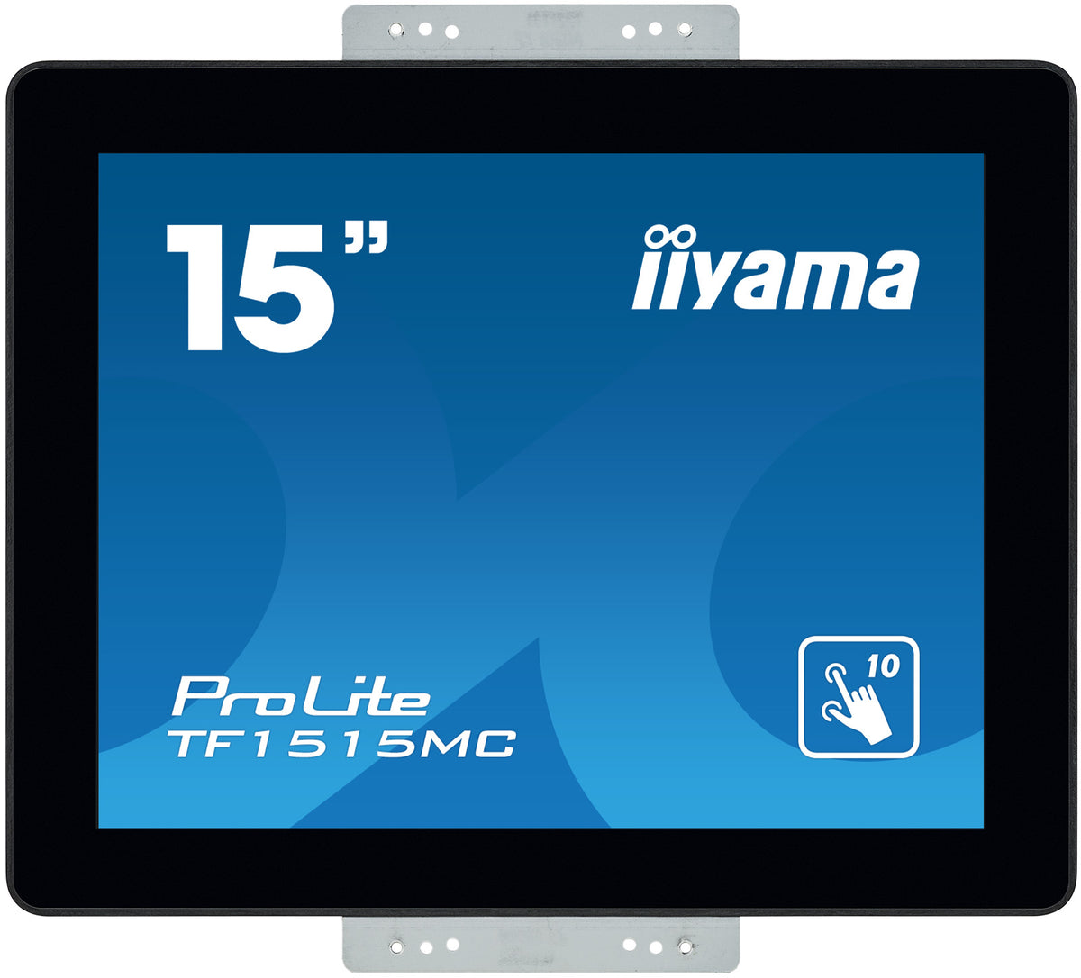 iiyama ProLite TF1515MC-B2 - LED Monitor - 15" - open bezel - touch screen - 1024 x 768 - TN - 350 cd/m² - 800:1 - 8ms - HDMI, VGA, DisplayPort - black