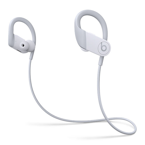 Beats Powerbeats High-Performance - In-Ear Headphones with Microphone - In-Ear - Over-Ear Mount - Bluetooth - Wireless - Noise Isolation - White - For iPad/iPhone/iPod/TV/Watch