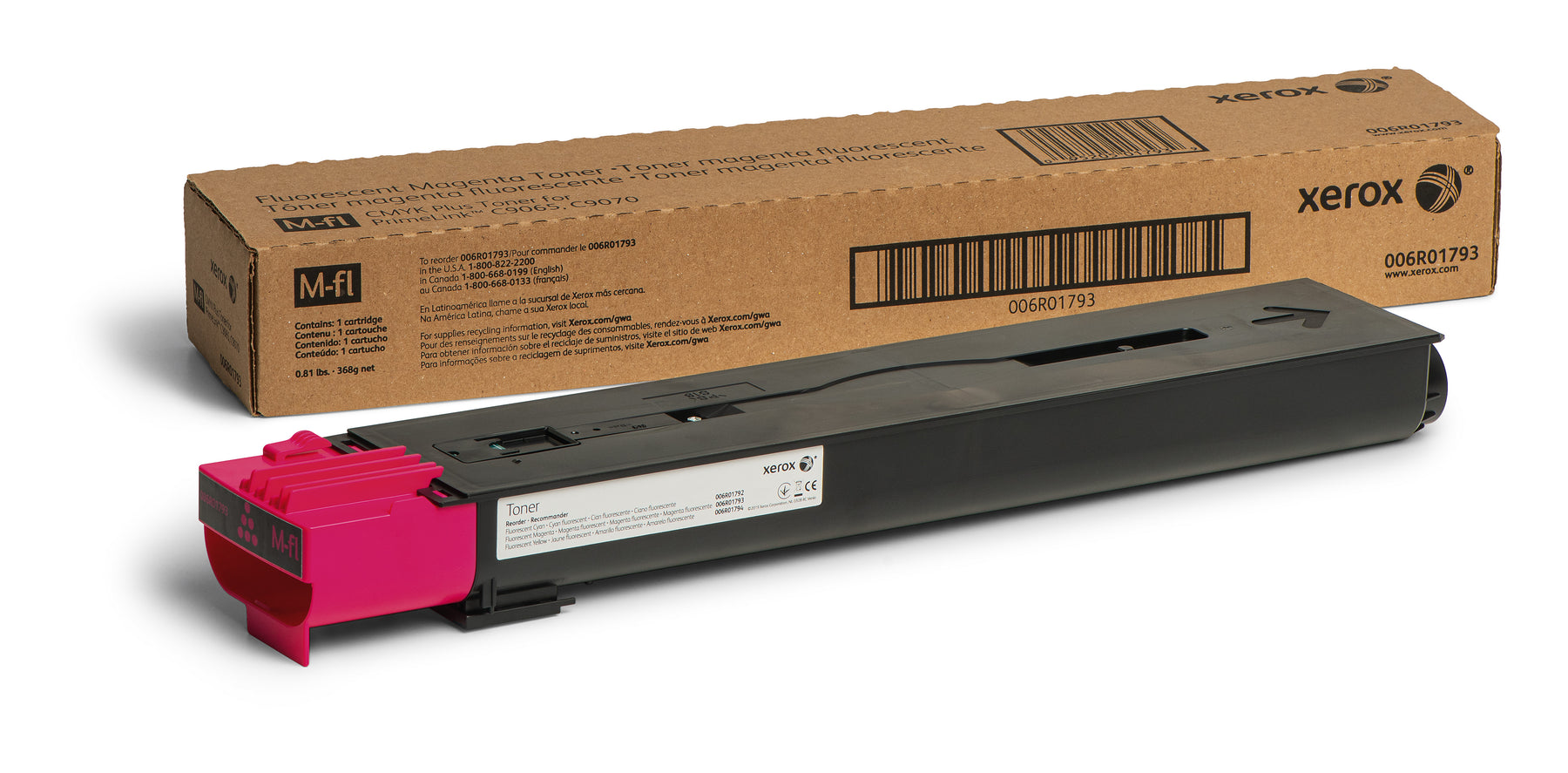 Xerox - Magenta Fluorescent - Original - Toner Cartridge - for PrimeLink C9065, C9070