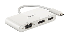 D-LINK HUB USB-C 4 IN 1 WITH HDMI