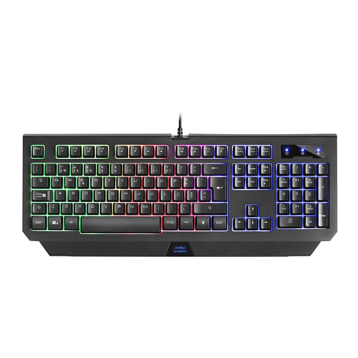 TECLADO MARSGAMING MCP100 COMBO 2IN1 RGB, H-MECHANICA, 3200DPI MOUSE - PT - MCP100PT (MCP100PT)