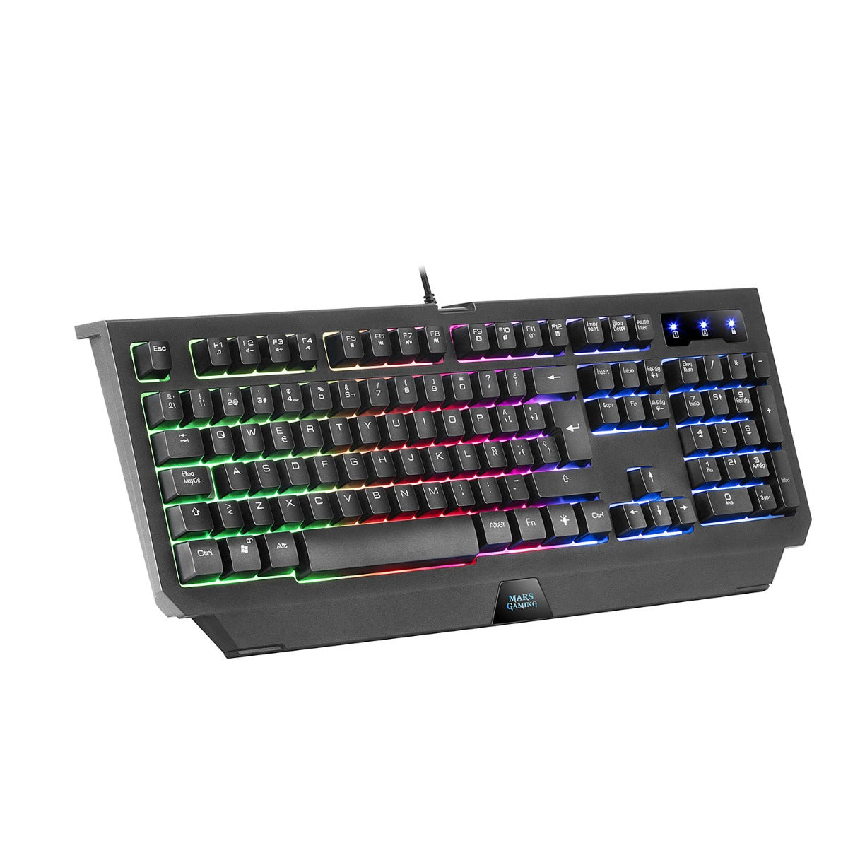 TECLADO MARSGAMING MCP100 COMBO 2IN1 RGB, H-MECHANICA, 3200DPI MOUSE - PT - MCP100PT (MCP100PT)