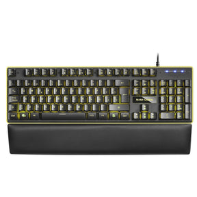 MARSGAMING KEYBOARD MK320 FULL RGB H-MECHANICAL, PADDED PALMREST - EN - MK320PT (MK320PT)