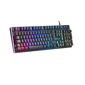 MARSGAMING KEYBOARD MK320 FULL RGB H-MECHANICAL, PADDED PALMREST - EN - MK320PT (MK320PT)