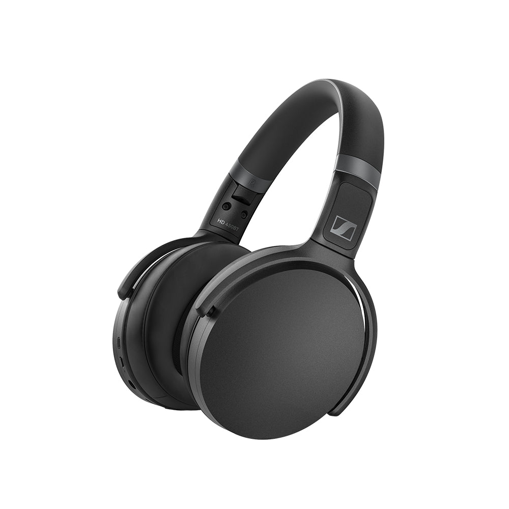 Sennheiser HD 450BT - Auriculares supraaurales con micrófono - tamaño completo - bluetooth - inalámbricos - cancelación activa de ruido - negro