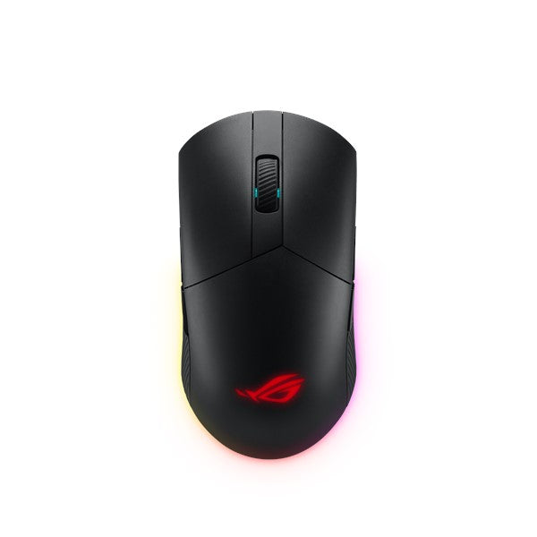 ASUS ROG Pugio II - Rato - óptico - 7 botões - sem fios, com cabo - USB, Bluetooth, 2.4 GHz