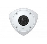 AXIS Q9216-SLV White - Network Surveillance Camera - Dome - Ligation Resistant - Color (Day&amp;Night) - 4 MP - 2304 x 1728 - 720p, 1080p - M12 mount - Fixed Iris - Fixed Focus - Audio - HDMI - LAN 10 /100 - MJPEG, H.264, HEVC, H.265, MPEG-4 AVC