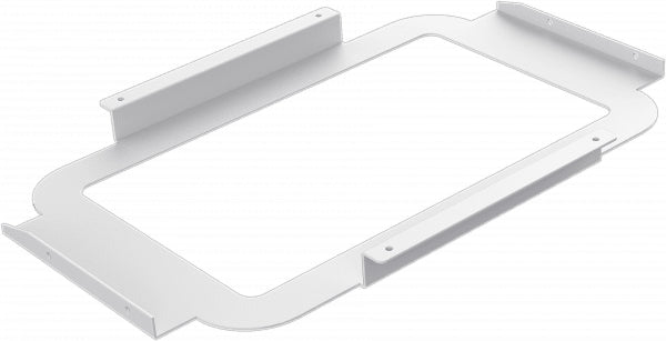 VISION Digital Flipchart Floor Stand Accessory - LIFETIME WARRANTY - fits Microsoft's Surface Hub 2 APC battery under the shelf of the VFM-F10 floorstand - white