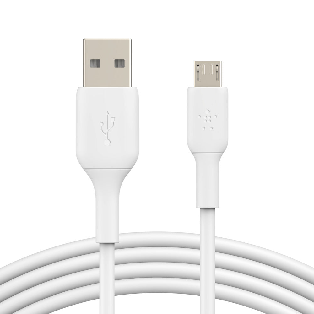 Cable Micro-USB a USB-A 1M Blanco