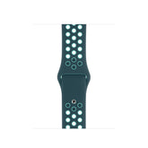 Apple 40mm Nike Sport Band - Smart Watch Watch Strap - Regular Size - Aurora Green, Midnight Turquoise - For Watch (38mm, 40mm, 41mm)