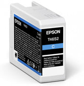 Epson T46S2 - 25 ml - azul cian - original - cartucho de tinta - para SureColor P706, SC-P700, SC-P700 Mirage Bundling