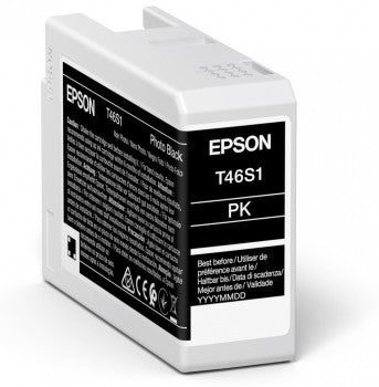 Epson T46S1 - 25 ml - negro foto - original - cartucho de tinta - para SureColor P706, SC-P700, SC-P700 Mirage Bundling