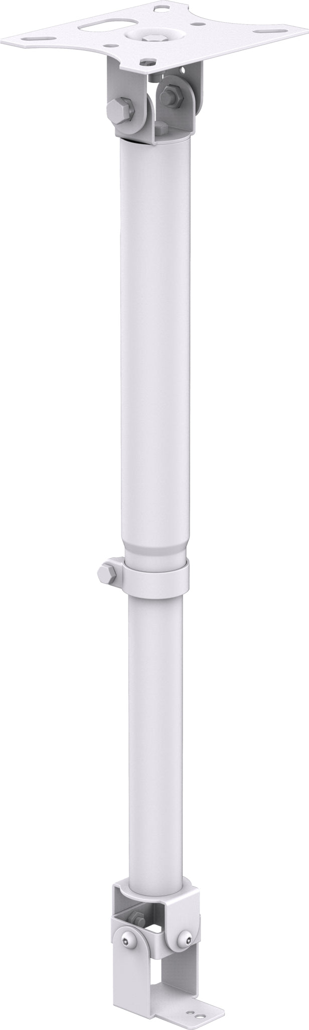 VISION Professional Telescopic Webcam Ceiling Mount - LIFETIME WARRANTY - pole length 440-740 mm / 17-29" - fits Logitech Brio web cam for Microsoft Whiteboard - fits any webcam with standard camera screw mounting - cable management - Includes: retro