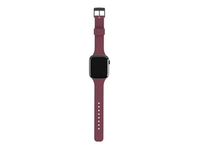 [U] Apple Watch Band 45mm/44mm/42mm, Series 7/6/5/4/3/2/1/SE - Silicone Aubergine - Bracelete de relógio para relógio inteligente - beringela - para Apple Watch (42 mm, 44 mm)